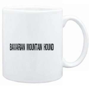 Mug White  Bavarian Mountain Hound  SIMPLE / CRACKED / VINTAGE / OLD 