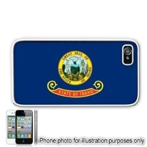   Idaho State Flag Apple Iphone 4 4s Case Cover White 