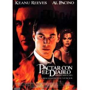   Spanish 27x40 Al Pacino Keanu Reeves Charlize Theron