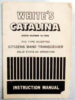 1970s CB Radio Manuals cobra midland realistic whites  
