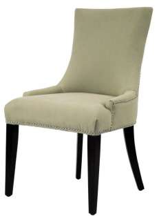 NEW Stylish Dining Chair Beige Fabric Wood  