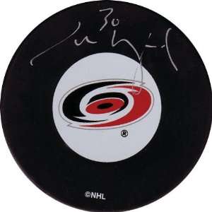  Cam Ward Carolina Hurricane Autographed Hockey Puck 