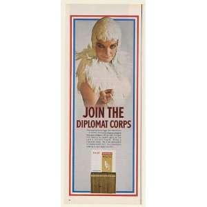  1967 Join the Diplomat Corps Owl Lady White Owl Diplomat 