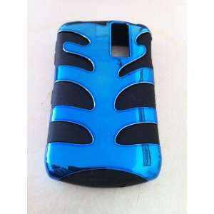  Blackberry Curve 8330 8300 Dual Case: Blue Hard Shiny 