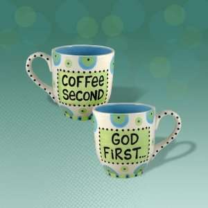  GOD FIRST, COFFEE SECOND MUG 