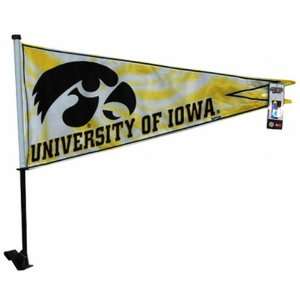  NCAA Iowa Hawkeyes Car Flag Pennant: Sports & Outdoors