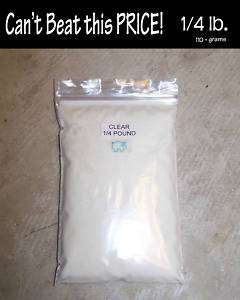 Best Bulk Price* 1/4lb Clear Detailed Embossing Powder  