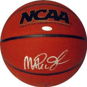 Signed Magic Johnson Basketball   Larry Bird & Dual NCAA   Autographed 