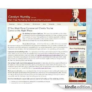    Marketing for Lawyers Kindle Store Barrister Carolyn Mumby