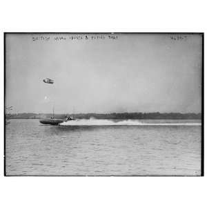 British naval launch & flying boat