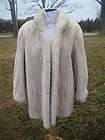 Excellent Medium Large Vintage Creme Mink Fur Coat Jacket #538s