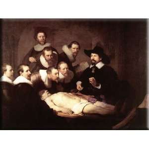  The Anatomy Lecture of Dr Tulp 30x22 Streched Canvas Art 