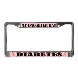  Diabetes Daughter License Plate Frame by CafePress 