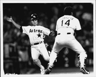 Houston Astros 1990 de Bill Doran que vienen en a foto de la tecla de 