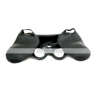 Black+White Silicone Skin Cover Case For PS3 Controller  