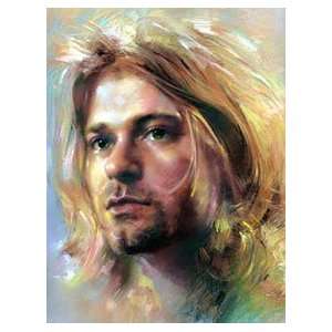  Kurt Cobain (Face) Music Poster Print   11 X 17 Home 