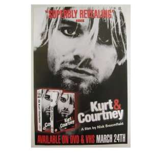 Nirvana Kurt Cobain Courtney Love Poster 20 By 30