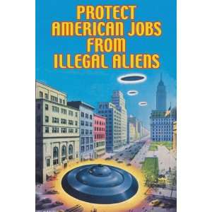  Protect American Jobs 24X36 Giclee Paper: Home & Kitchen
