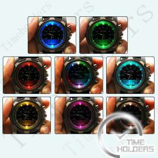 Colors flashlight (green,blue,red,bottle green,yellow,white,purple 