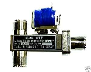 New Tohtsu CX 600M SPDT UHF SO239 Coaxial Antenna Relay  