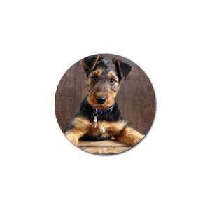  Airedale Terrier Puppy Dog Golf Ball Marker (10 pk) I0003 