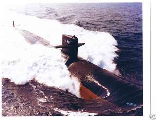 LOS ANGELES SSN 688 Submarine Photograph  