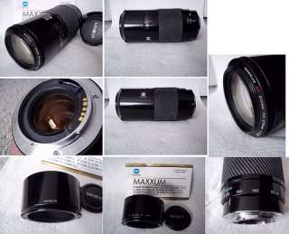 MINOLTA MAXXUM AF 70 210MM f4, SONY ALPHA DIGITAL SLR beercan lens 
