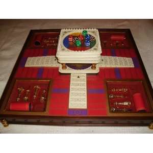   PARCHEESI,ROYAL GAME OF INDIA ANTIQUE BOARD GAME COLLECTIBLE TOY