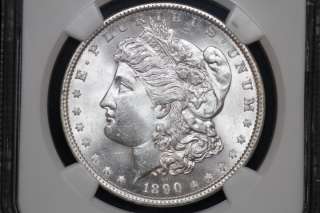 1890 Morgan Silver Dollar MS65 NGC United States Mint Coin  