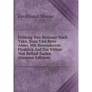   VÃ¶lker Von Bellad Sudan (German Edition) Ferdinand Werne Books