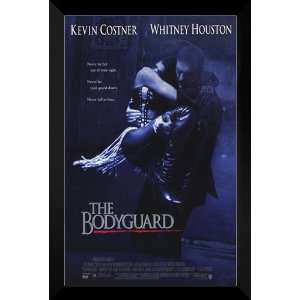   The Bodyguard FRAMED 27x40 Movie Poster: Kevin Costner: Home & Kitchen