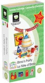    Cricut Shape Cartridge Sesame Street Elmos Party by Provo Craft