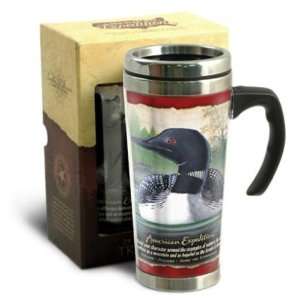   Expedition 24oz Stainless Steel Travel Mug Loon: Kitchen & Dining
