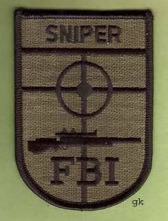 fbi subdued sniper patch unused 3 5 8 top to bottom shipping charges 