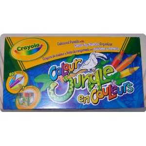   Crayola Colored Pencils Pack of 92 with Jungle Organizer Toys & Games