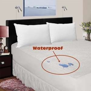  4 x Polyester Waterproof Mattress Protector Twin Size 