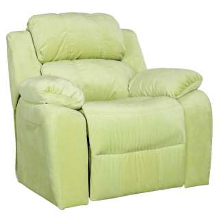 Childrens Recliner with Cup Holder   Leather, Vinyl, & Microfiber in 