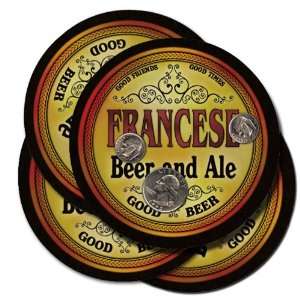  Francese Beer and Ale Coaster Set