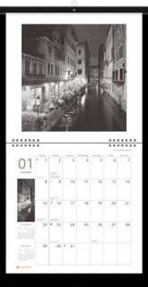 Italy 2012 Calendar   NEW Black & White  