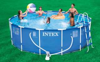 INTEX 15 x 48 Metal Frame Swimming Pool Set   56945EB 078257398485 