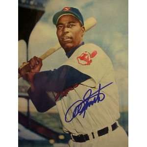 Al Smith Cleveland Indians Autographed 11 x 14 Professionally Matted 