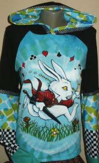 DiY White Rabbit Hoodie Alice In Wonderland Reg or 1X  