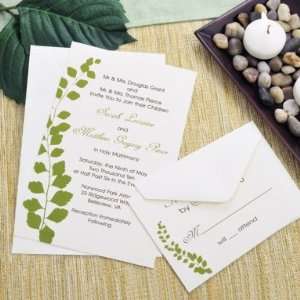  Botanical Green Invitations Kit: Health & Personal Care