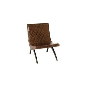  Danforth Quilted Top Grain/Wood Chair by Arteriors Home 