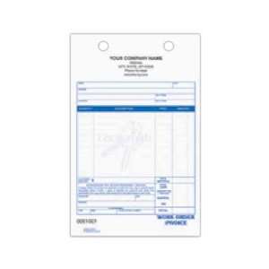  Locksmith work carbonless order / invoice register form, 3 
