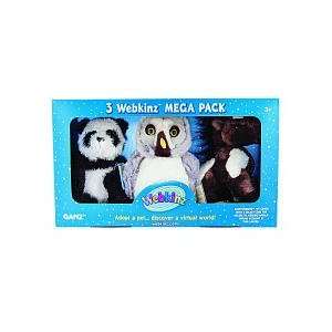  Webkinz Pet Plush Combo   Bear/Owl/Horse: Toys & Games
