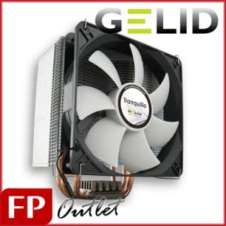 GELID Tranquillo Rev.2 4 Heatpipe 12cm PWM Fan Intel 1155/6 AMD AM3/2 