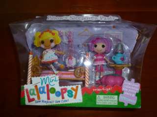 Mini lalaloopsy pillows sleepover party doll set sew cute  