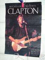 Rare Eric Clapton Michelob Poster  