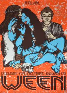 Ween Denver Fillmore 12/31/11 NYE Official Concert Poster not phish 